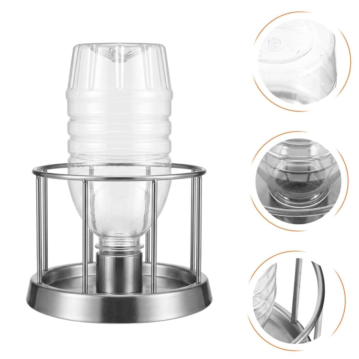 Large 304 stainless steel turtle feeding plate – product view 9