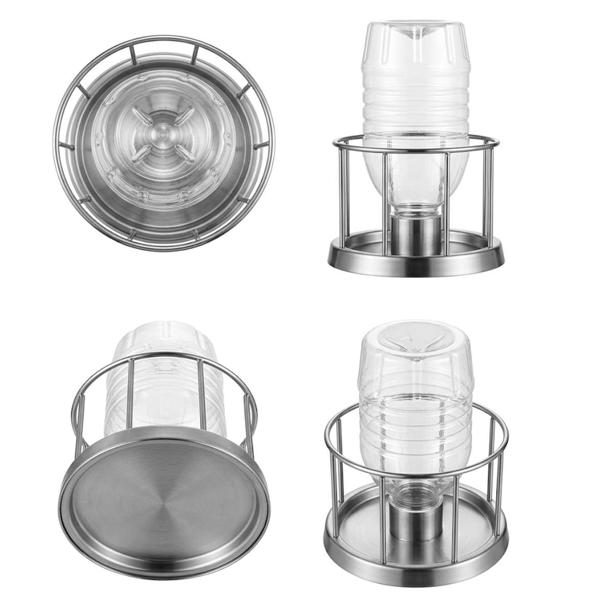 Large 304 stainless steel turtle feeding plate – product view 10