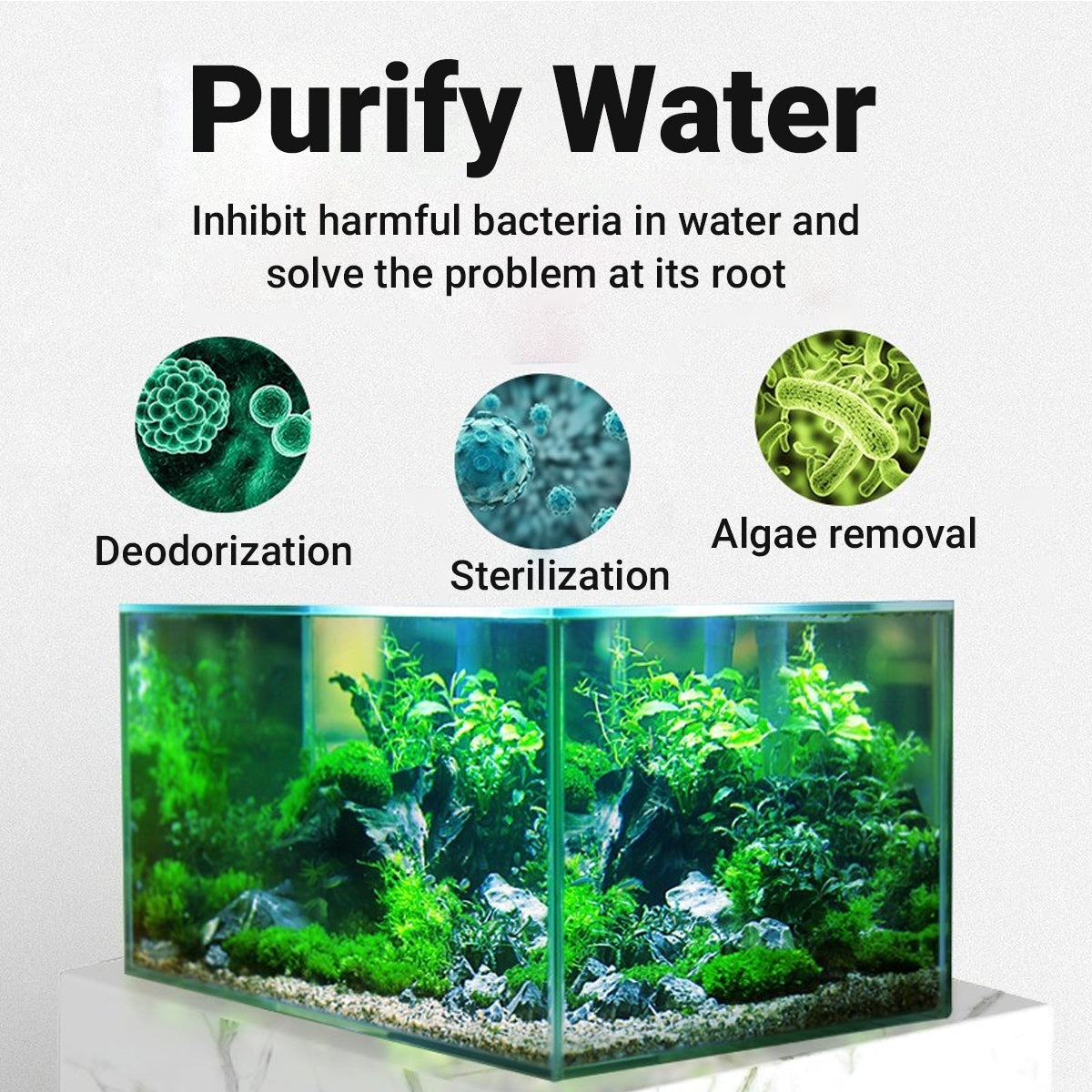 UV Germicidal Lamp for Aquarium Multi-Watt Sterilizer Light