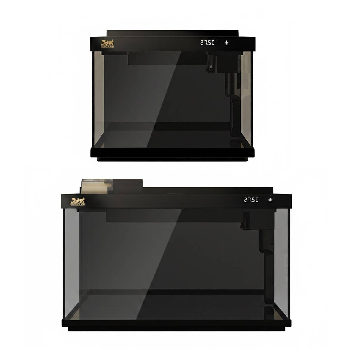 Smart Fish Tank With Filtration And LED Display