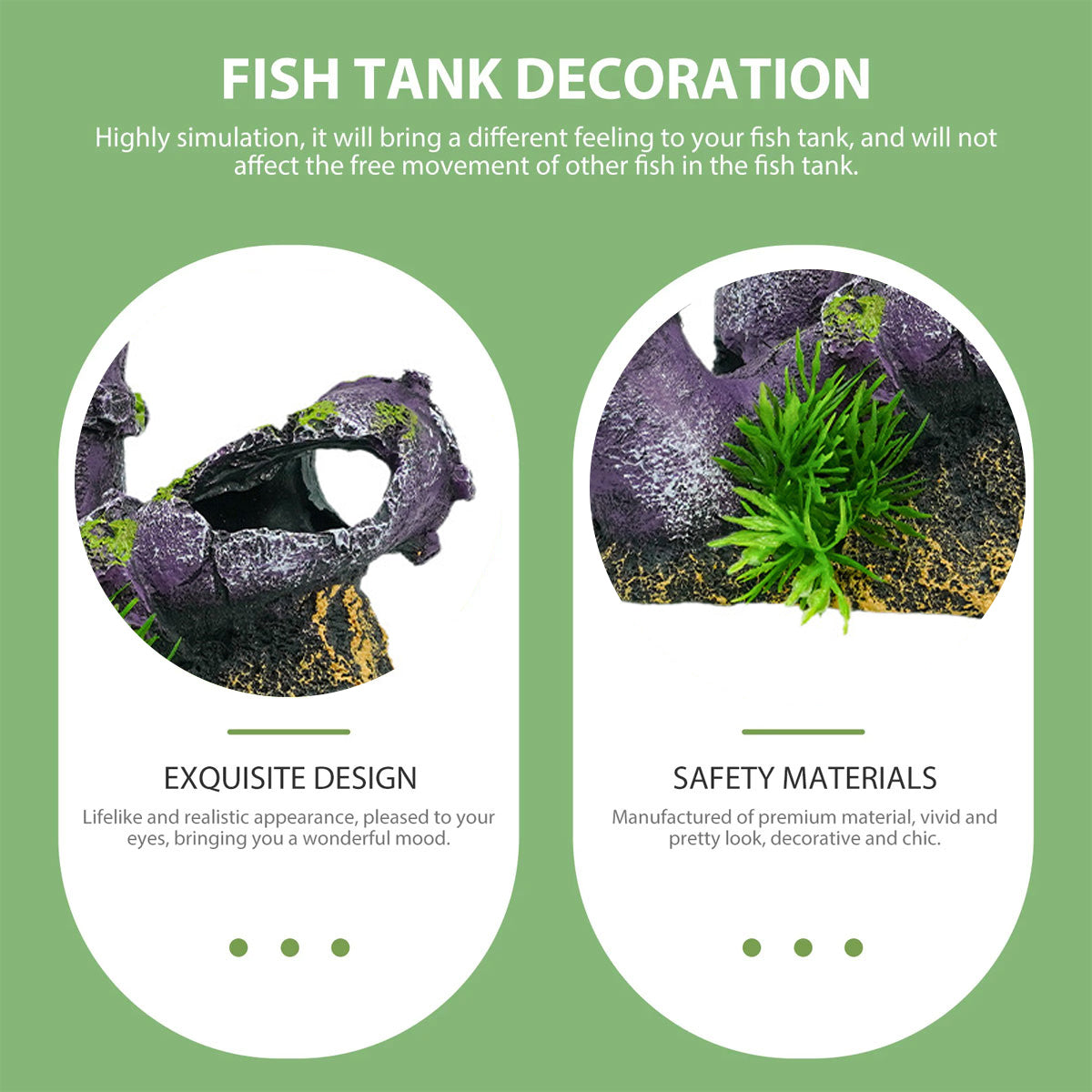 Wastewater Pipe Shaped Aquarium Decoration Resin for Fish Tank Aquascape Decor