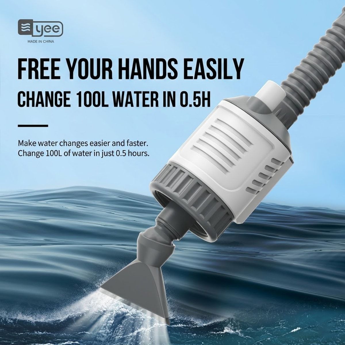 20W Aquarium Water Changer with Sand Washer