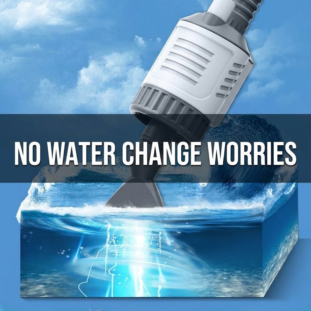 20W Aquarium Water Changer with Sand Washer