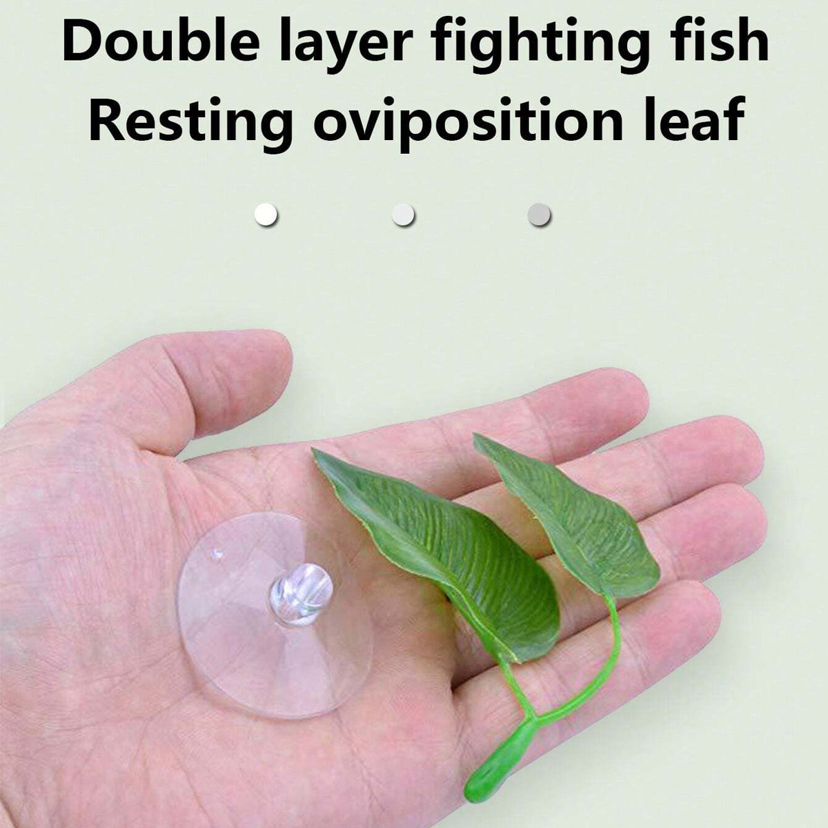 4pcs Artificial Betta Fish Leaves - Aquarium Decoration