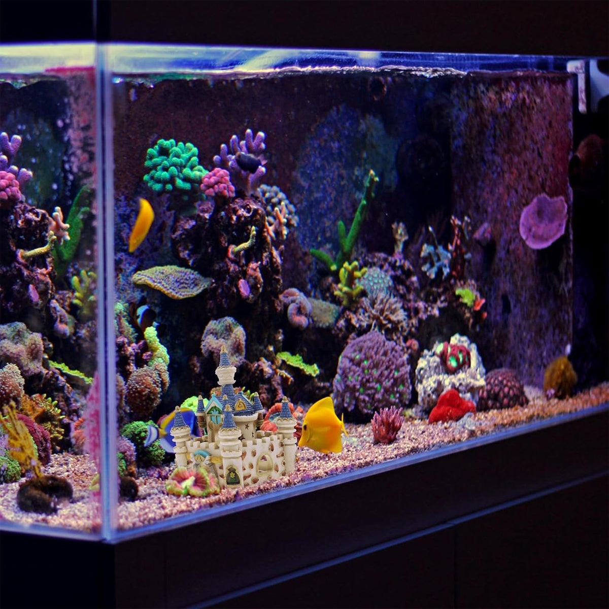 Resin Castle Aquarium Ornament