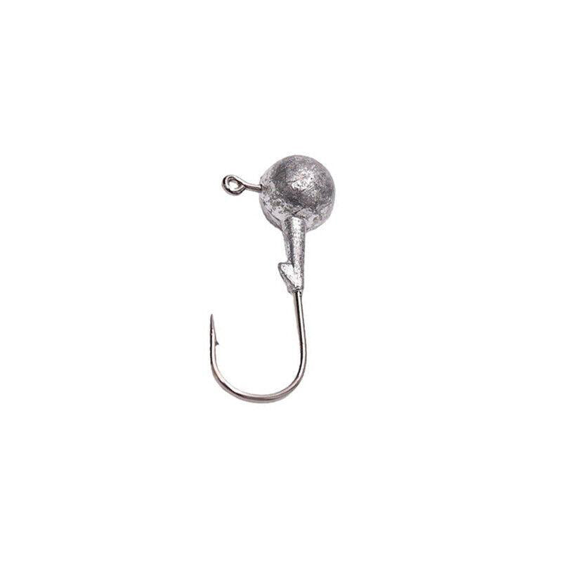 20PCS Jig Heads Hooks Chemically Sharpened Fishing Tackle