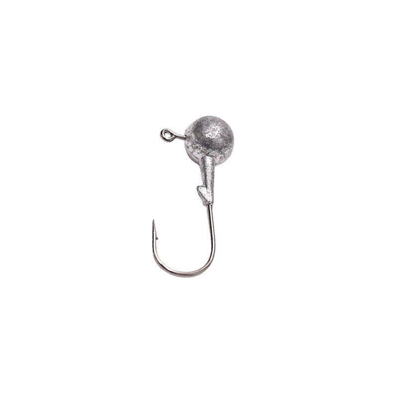 20PCS Jig Heads Hooks Chemically Sharpened Fishing Tackle
