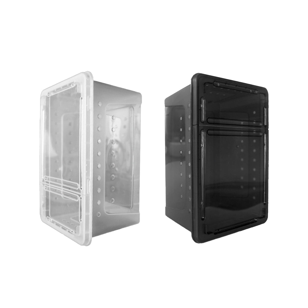 Reptile Breeder Box Transparent Insect Terrarium With Feeding Bowl