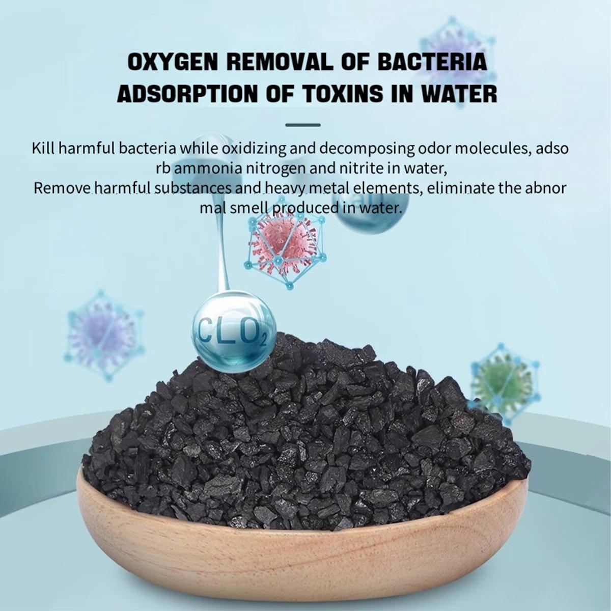 Fish Tank Filter Material Water Purification Bacterial House Turtle Filter Material Jellyfish Aquarium Glass Ceramic Ring Activated Carbon Coral
