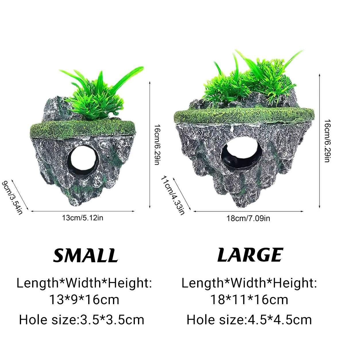 Fish Tank Aquascape Hoverstone Decoration Natural Rock Landscaping for Aquarium