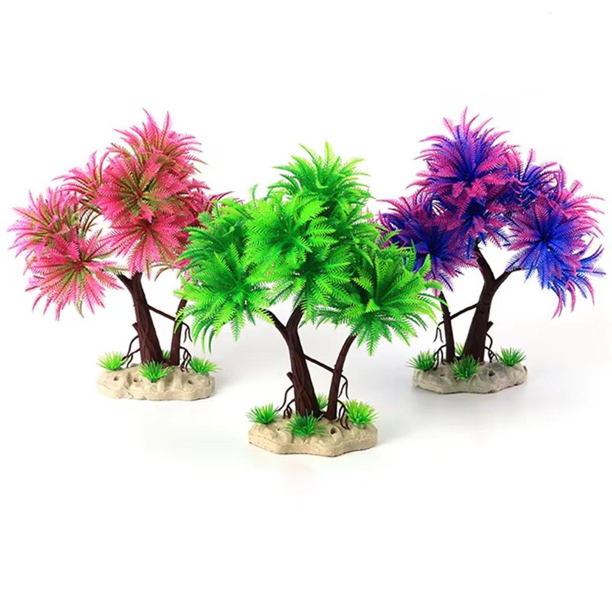 Fish Tank Landscape Decoration Simulation Water Grass Sand Plate Bonsai Ornaments Plastic Fake Water Grass
