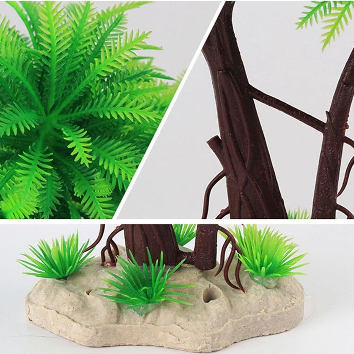 Fish Tank Landscape Decoration Simulation Water Grass Sand Plate Bonsai Ornaments Plastic Fake Water Grass