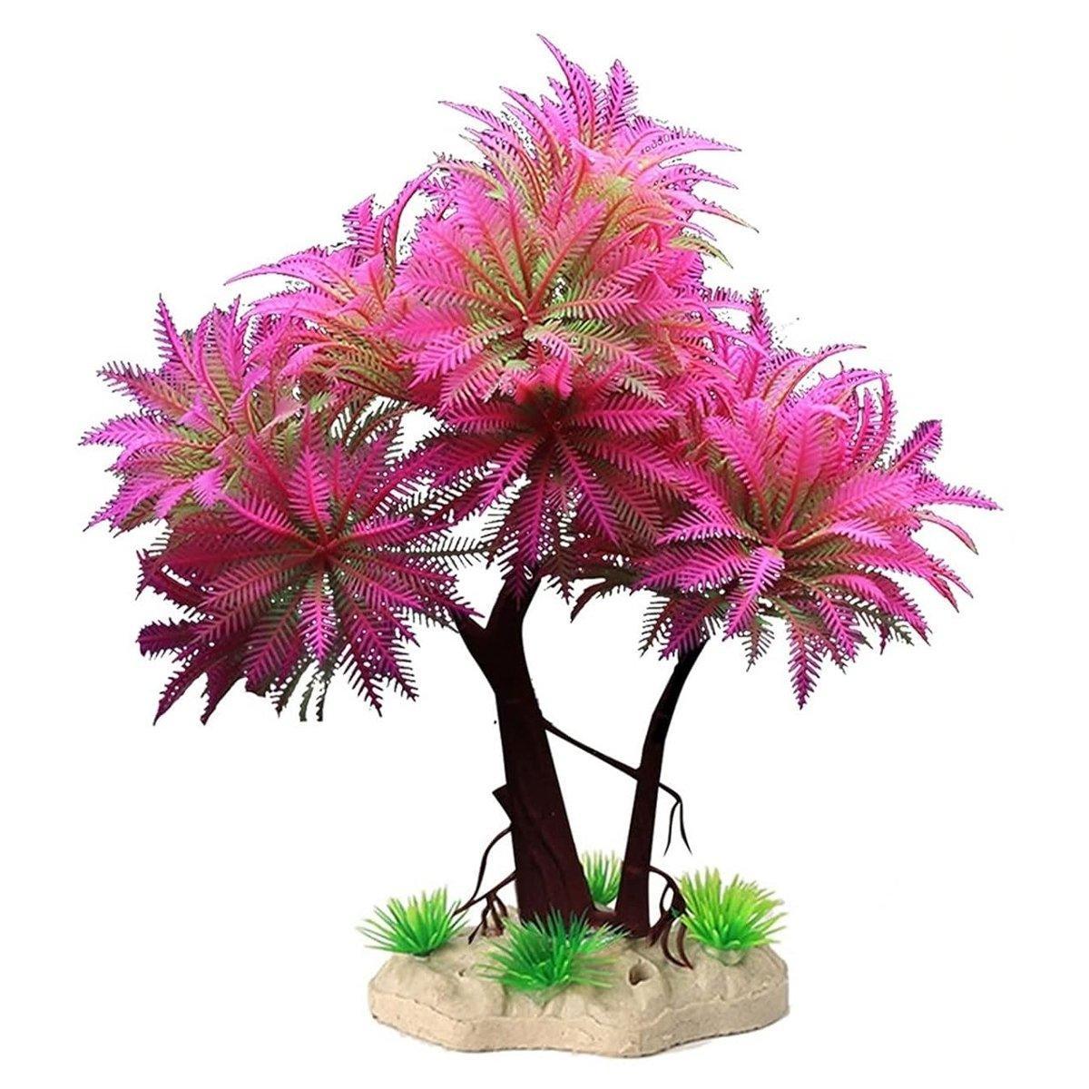 Fish Tank Landscape Decoration Simulation Water Grass Sand Plate Bonsai Ornaments Plastic Fake Water Grass