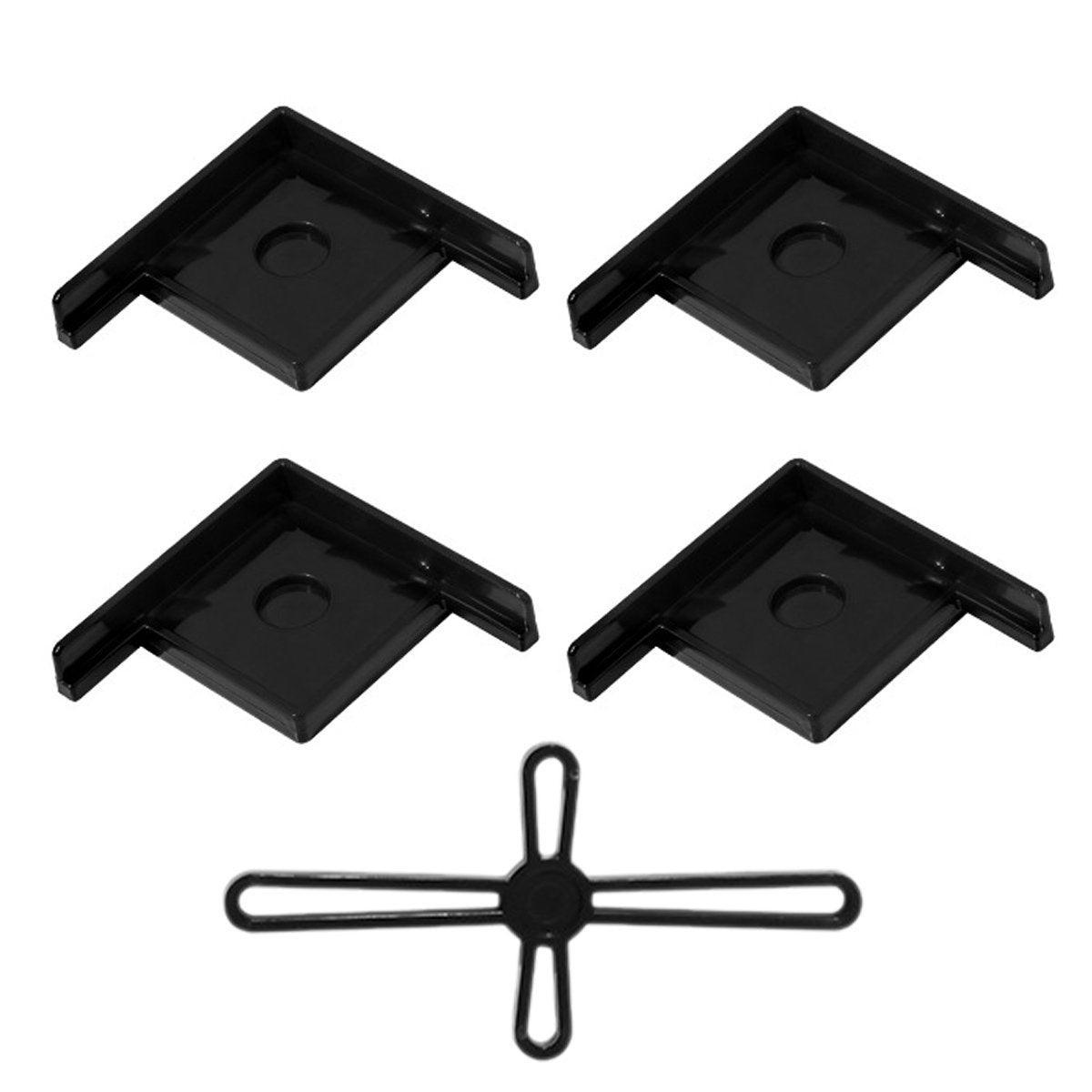 Fish Tank Base Tank Rack Household Simple Small Fish Tank Plastic Bracket Corner Protector Glass Right Angle Foot Wrapping Anti-collision