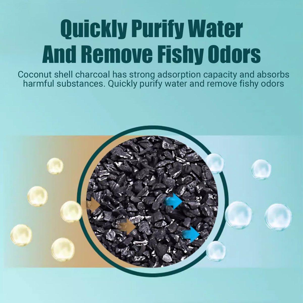 Fish Tank Filter Material Water Purification Bacterial House Turtle Filter Material Jellyfish Aquarium Glass Ceramic Ring Activated Carbon Coral
