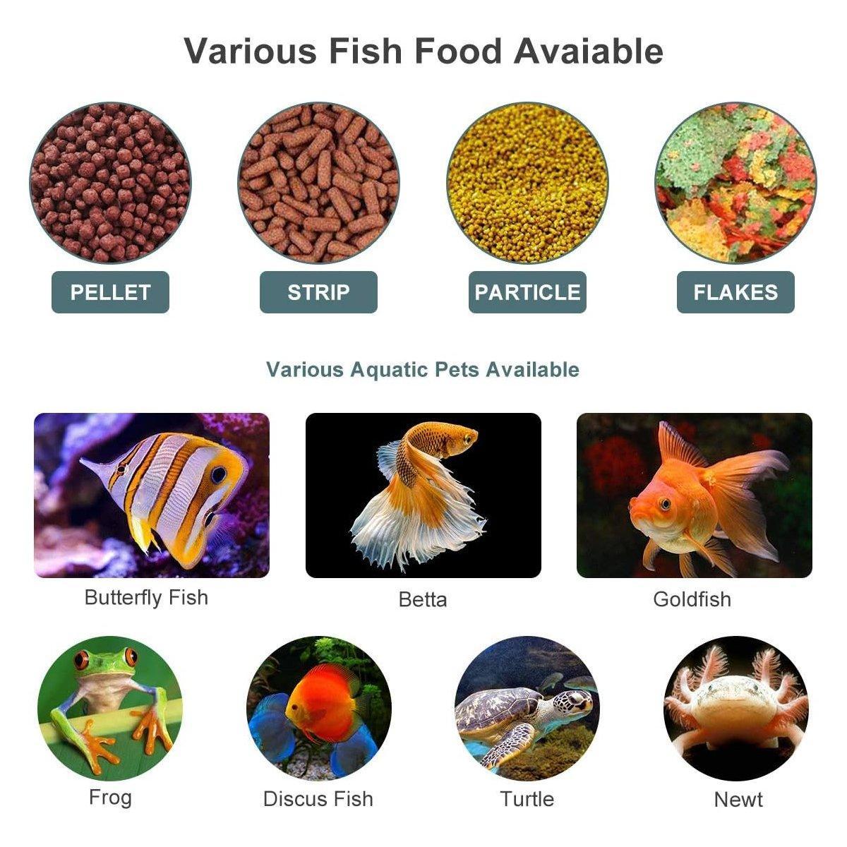 Automatic Fish Feeder Aquarium Tank Regular Feeding Timer Fish Food Dispenser