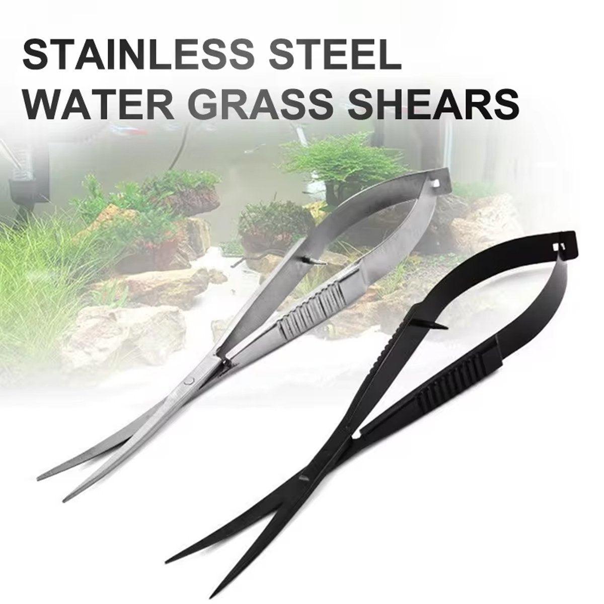 Aqua Plants Fish Tank Landscape Tools Black Spring Shears Aquarium Grass Tank Trimming Supplies Aqua Shears