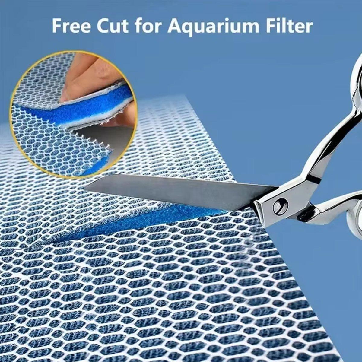 Fish Tank Filter Cotton 8D Water Purification Biochemical Sponge High Density Thickening Upper Filter Special Material