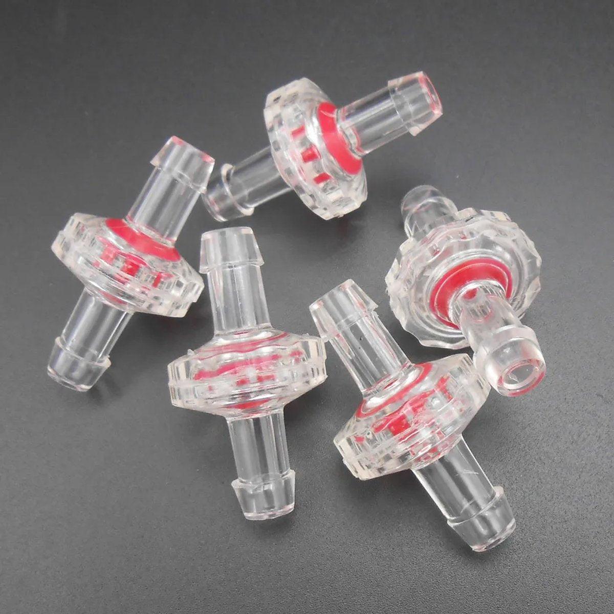 10pcs Plastic Check Valve Water Air Stop Valve for Aquarium Fish Tank Air Pump