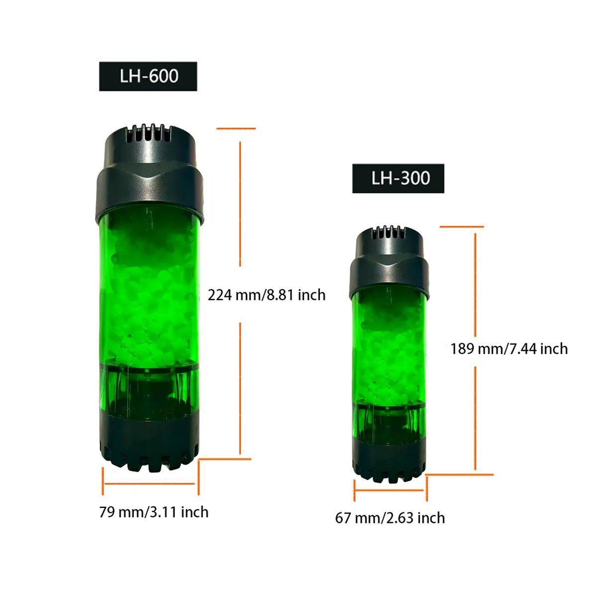 Fish Tank Fluidized Bed Filter Oxygen Supply Bio Sponge Filters with Suction Cup