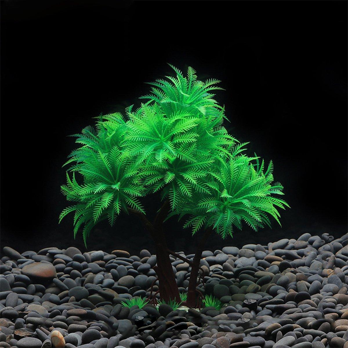 Fish Tank Landscape Decoration Simulation Water Grass Sand Plate Bonsai Ornaments Plastic Fake Water Grass