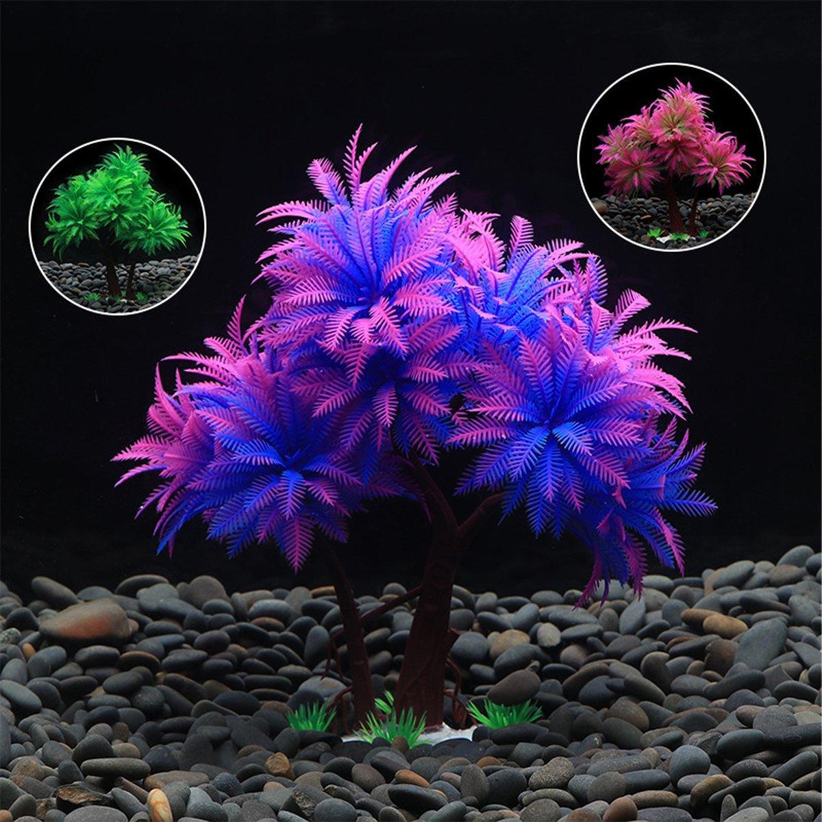 Fish Tank Landscape Decoration Simulation Water Grass Sand Plate Bonsai Ornaments Plastic Fake Water Grass