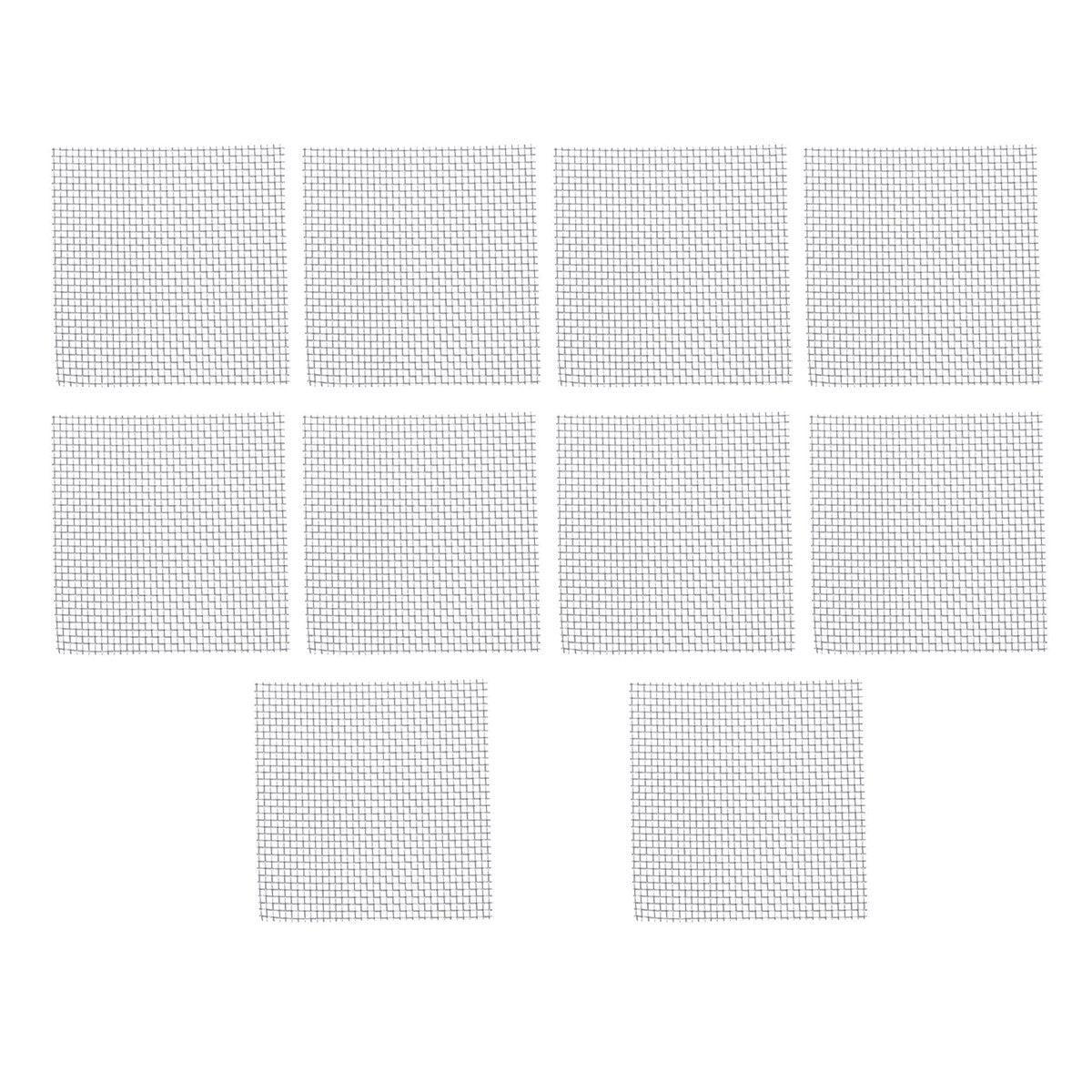 10pcs Stainless Steel Wire Mesh for Water Plants Fish Tank Aquarium Decoration