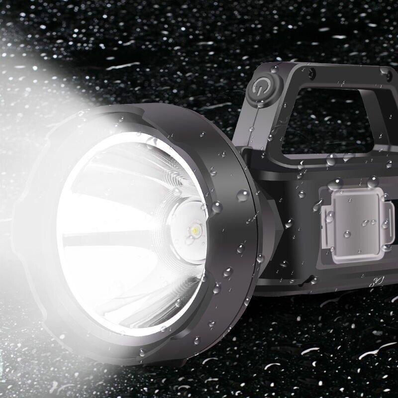 Rechargeable LED Spotlight 90000 Lumens Waterproof Flashlight