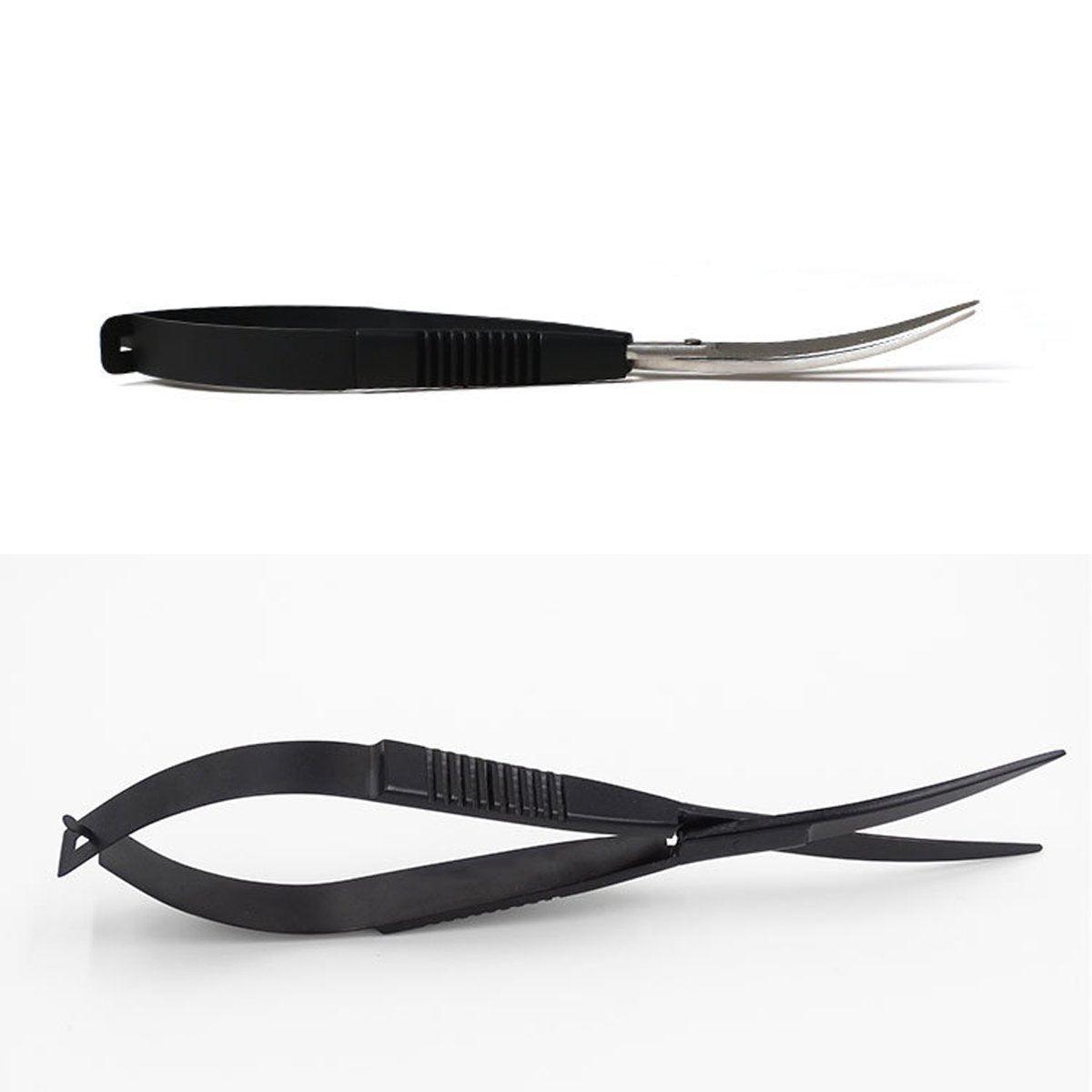 Aqua Plants Fish Tank Landscape Tools Black Spring Shears Aquarium Grass Tank Trimming Supplies Aqua Shears