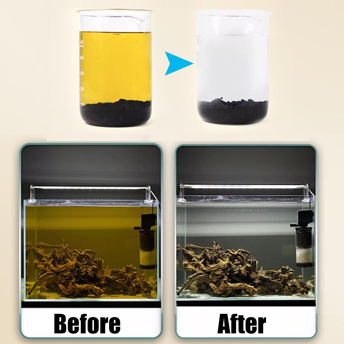 Fish Tank Filter Material Water Purification Bacterial House Turtle Filter Material Jellyfish Aquarium Glass Ceramic Ring Activated Carbon Coral
