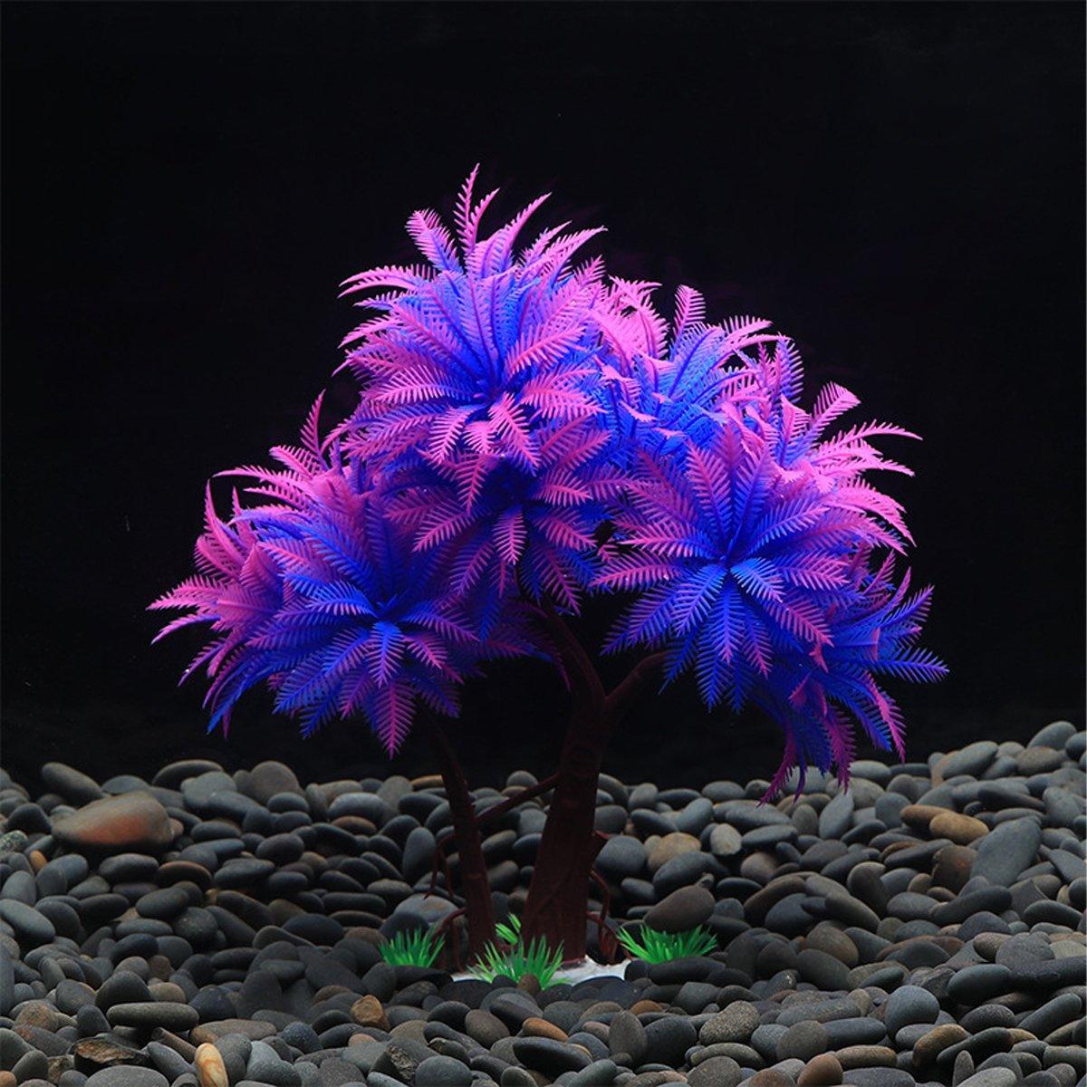 Fish Tank Landscape Decoration Simulation Water Grass Sand Plate Bonsai Ornaments Plastic Fake Water Grass