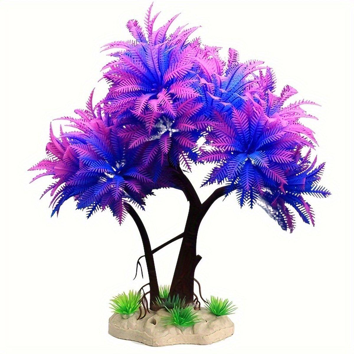 Fish Tank Landscape Decoration Simulation Water Grass Sand Plate Bonsai Ornaments Plastic Fake Water Grass