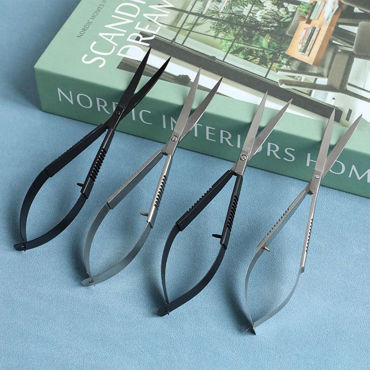 Aqua Plants Fish Tank Landscape Tools Black Spring Shears Aquarium Grass Tank Trimming Supplies Aqua Shears