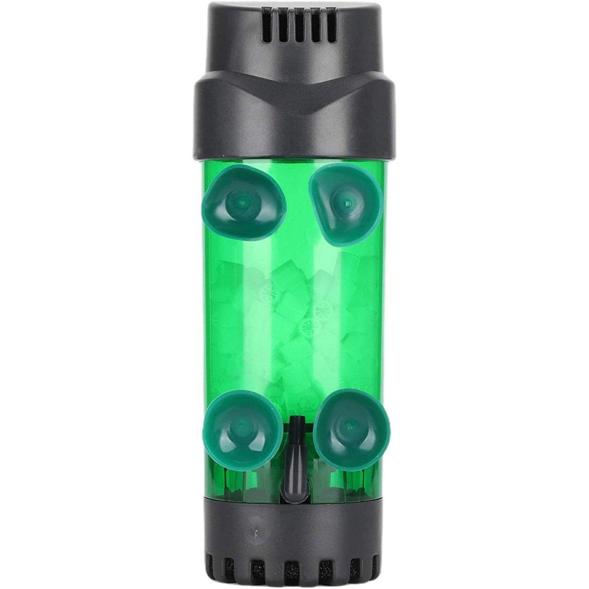 Fish Tank Fluidized Bed Filter Oxygen Supply Bio Sponge Filters with Suction Cup