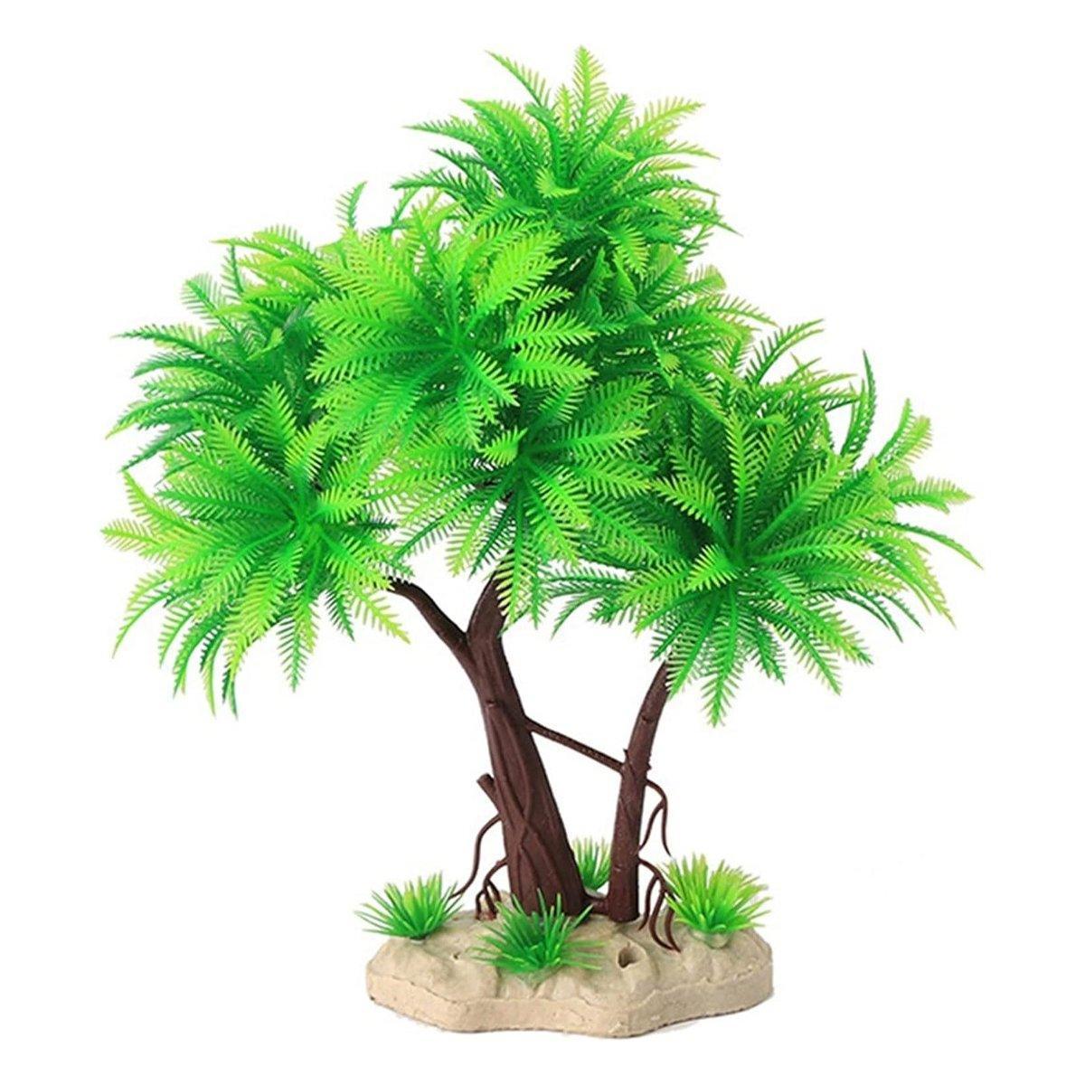 Fish Tank Landscape Decoration Simulation Water Grass Sand Plate Bonsai Ornaments Plastic Fake Water Grass