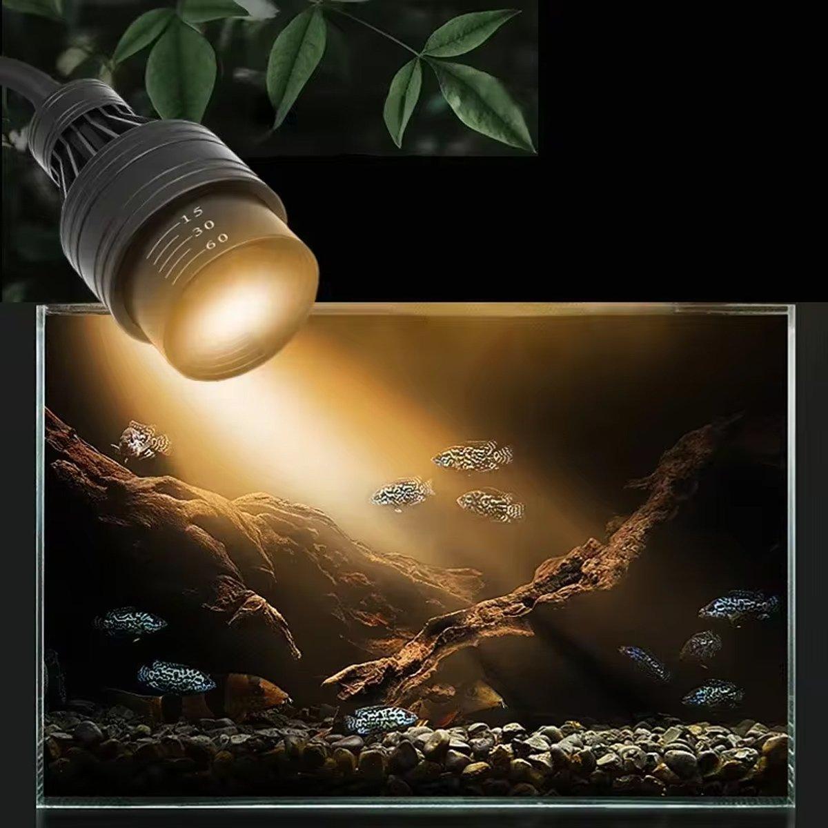 Fish Tank Lamp Led Clip Lamp Sanhu Ornamental Native Tank Water Grass Sea Tank Landscaping Special Focusing Ornamental Spotlight
