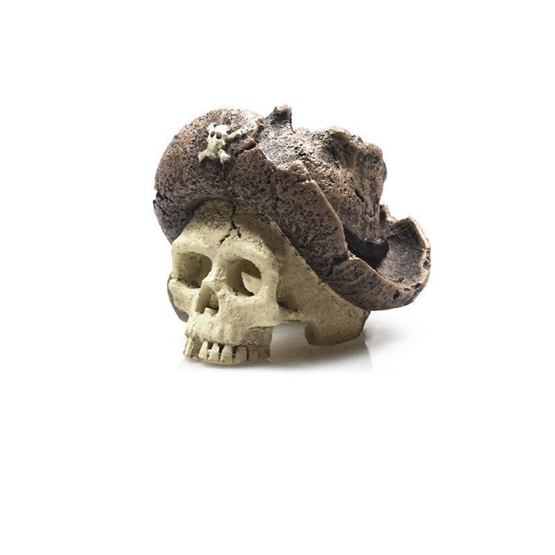 Artificial Head Bone Aquarium Ornament Bald Bald 4 Types