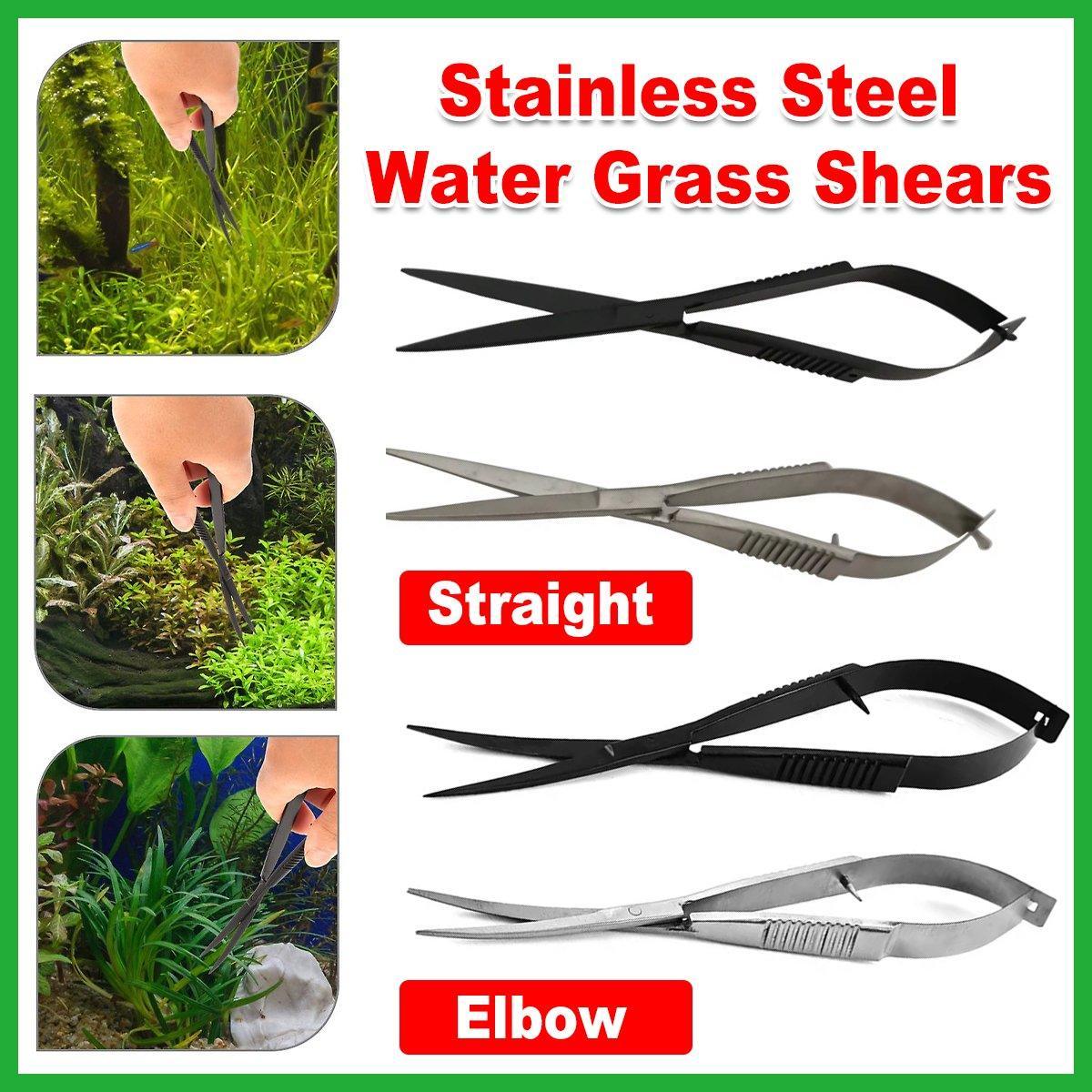 Aqua Plants Fish Tank Landscape Tools Black Spring Shears Aquarium Grass Tank Trimming Supplies Aqua Shears