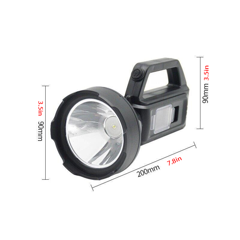 Rechargeable LED Spotlight 90000 Lumens Waterproof Flashlight