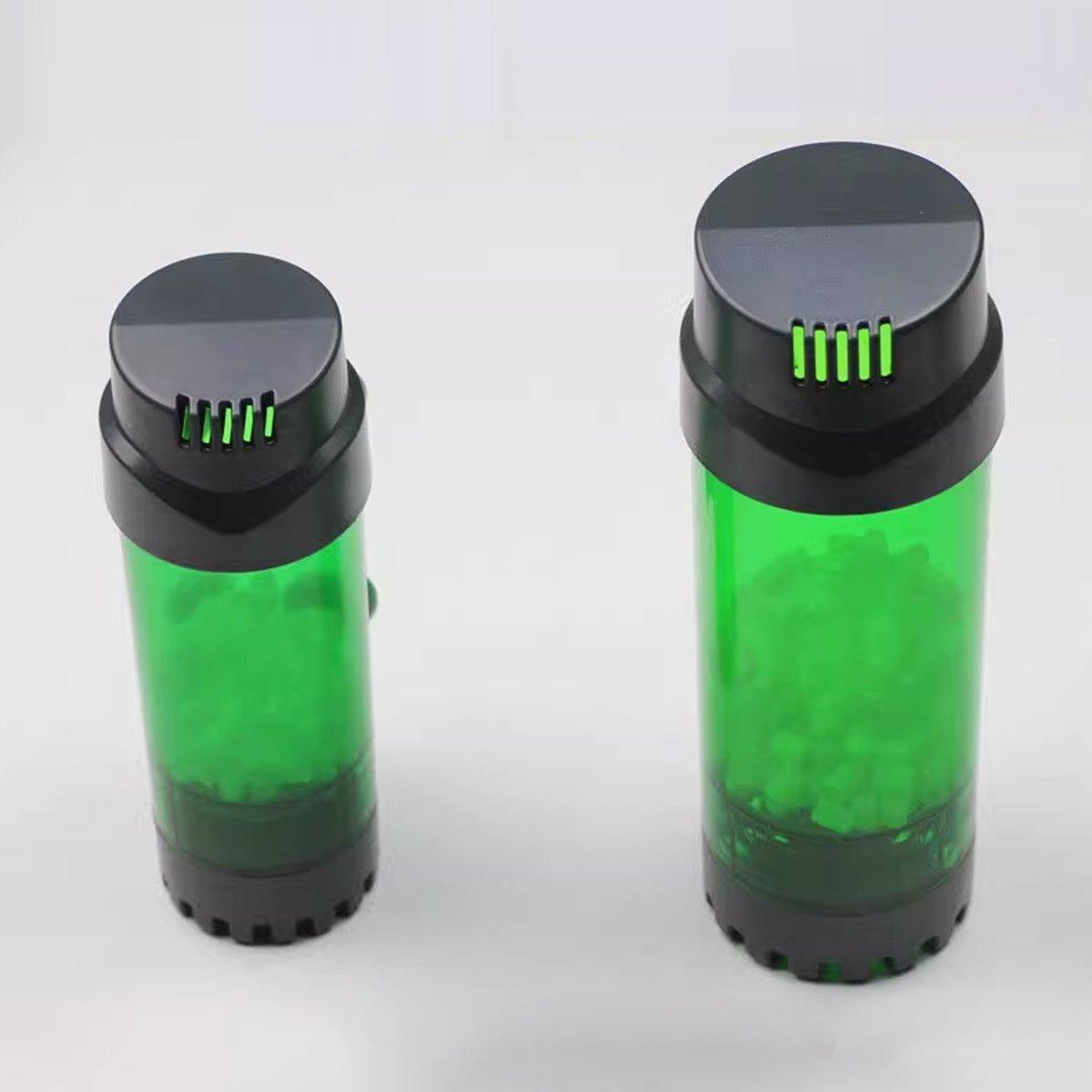 Fish Tank Fluidized Bed Filter Oxygen Supply Bio Sponge Filters with Suction Cup