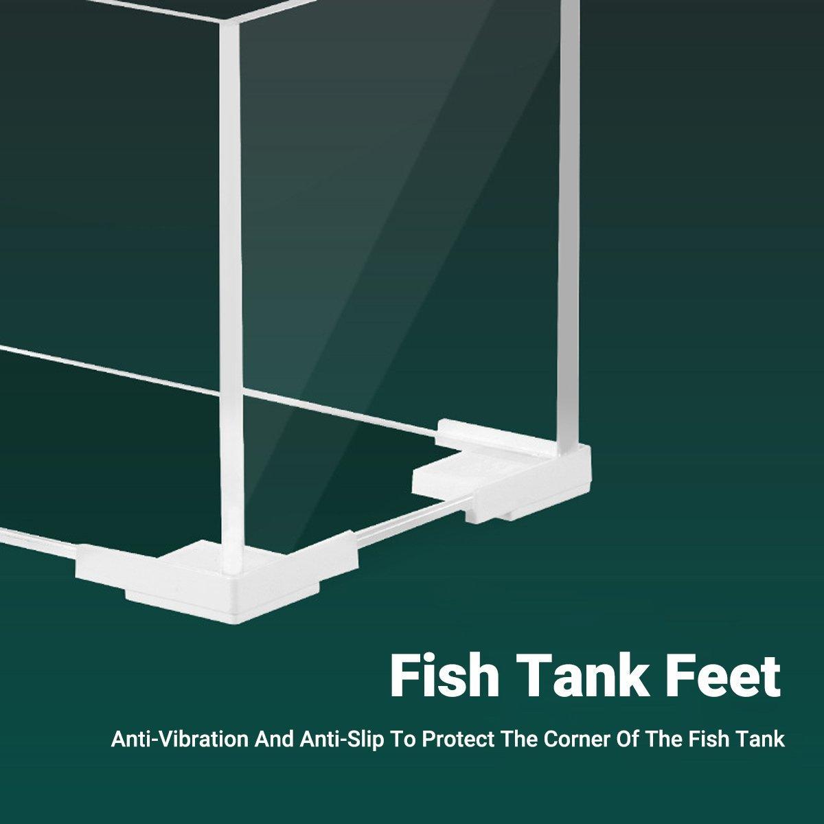 Fish Tank Base Tank Rack Household Simple Small Fish Tank Plastic Bracket Corner Protector Glass Right Angle Foot Wrapping Anti-collision