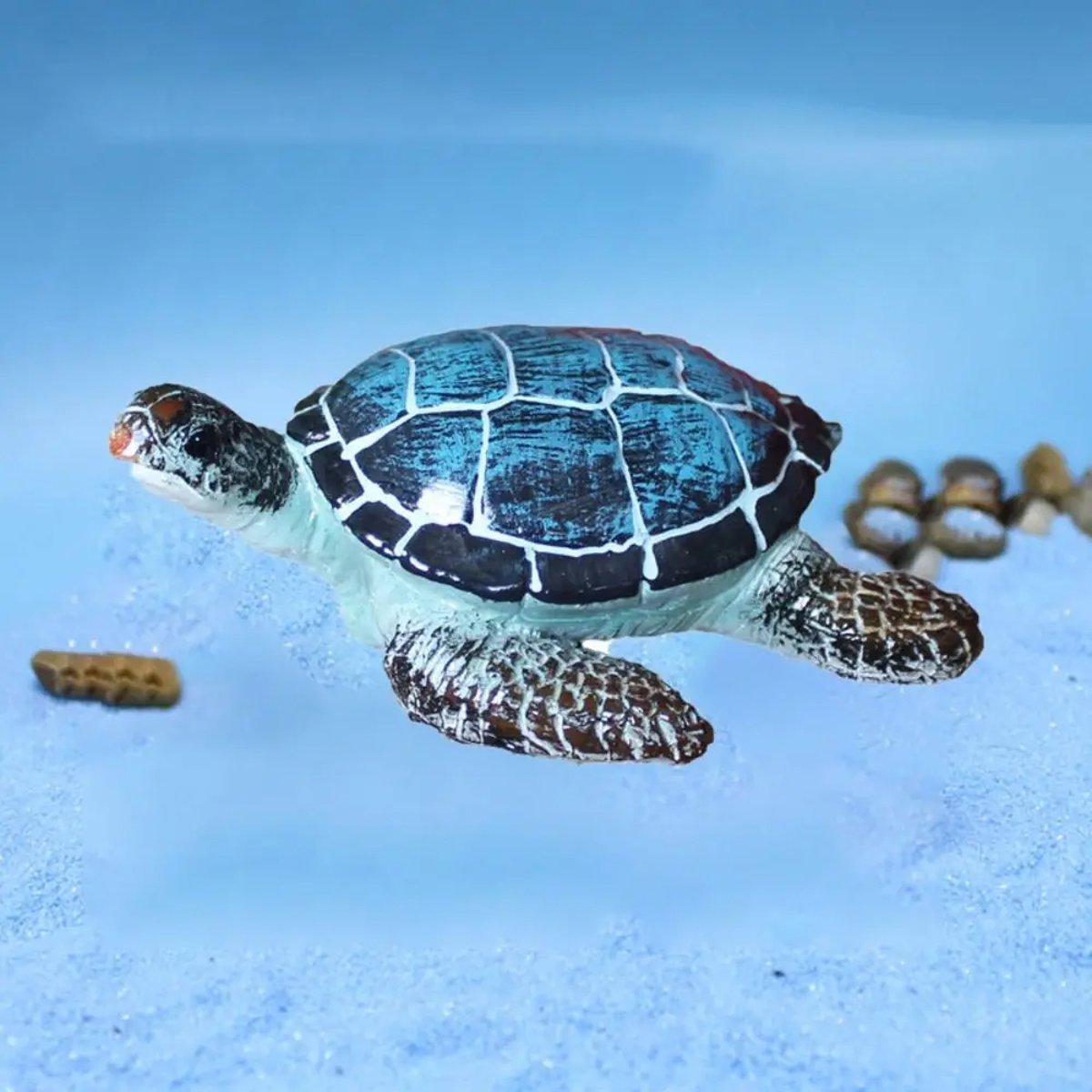 Resin Sea Turtle Aquarium Ornament Underwater Decor for Home and Fish Tank