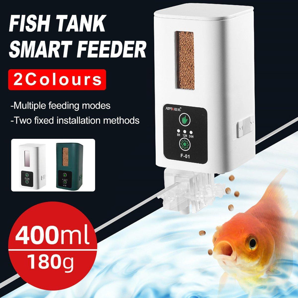 Timming Fish Automatic Fish Feeder Intelligent Timing Aquarium Large Capacity Food