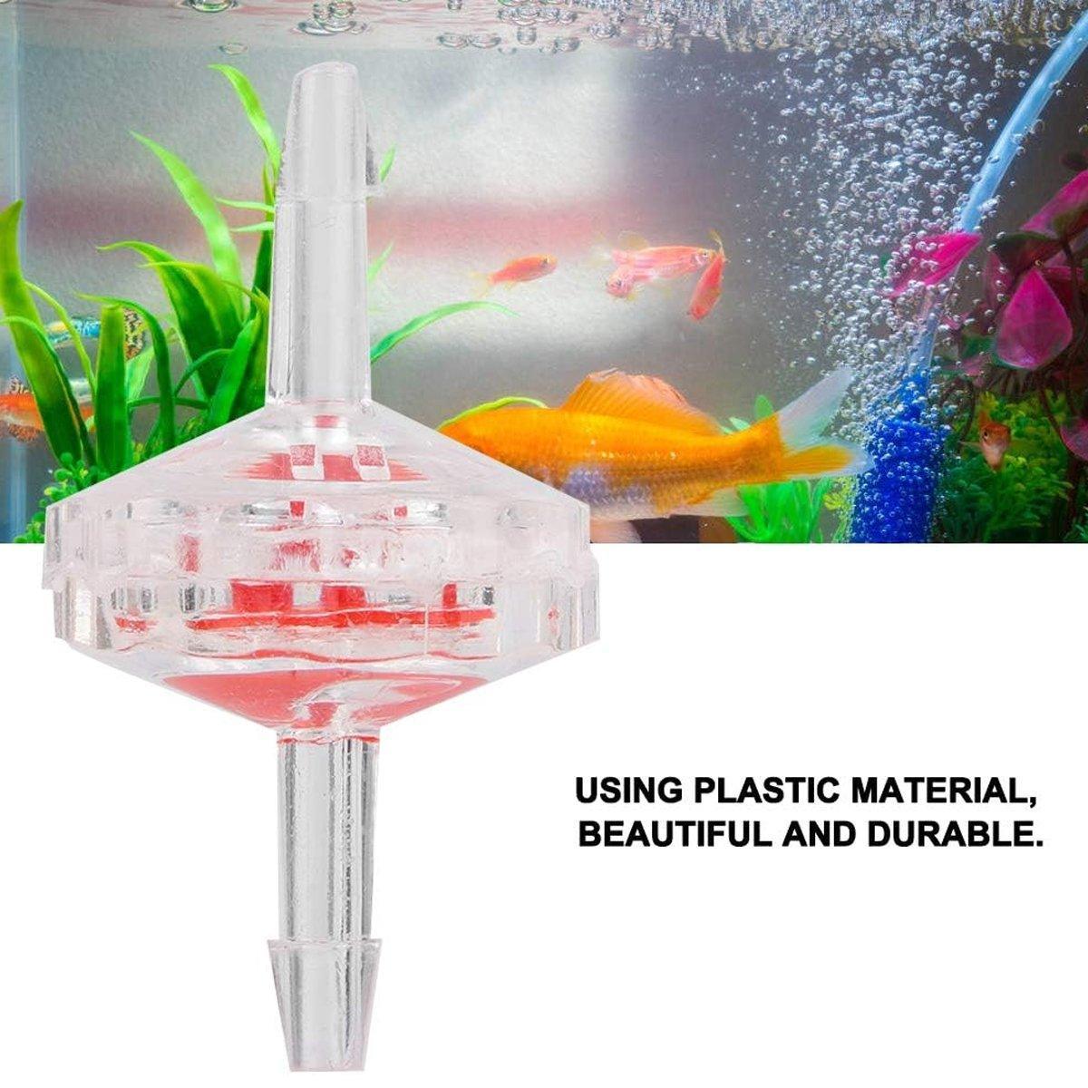 10pcs Plastic Check Valve Water Air Stop Valve for Aquarium Fish Tank Air Pump