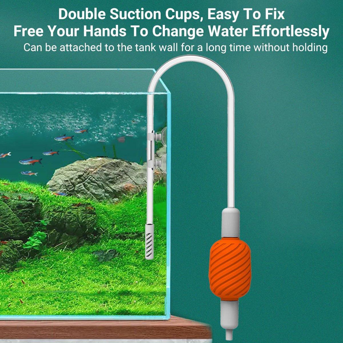 Small Fish IX-1 Fish Tank Water Changer Multifunctional Cleaning Supplies Suit Manual Cleaning Fish Manure