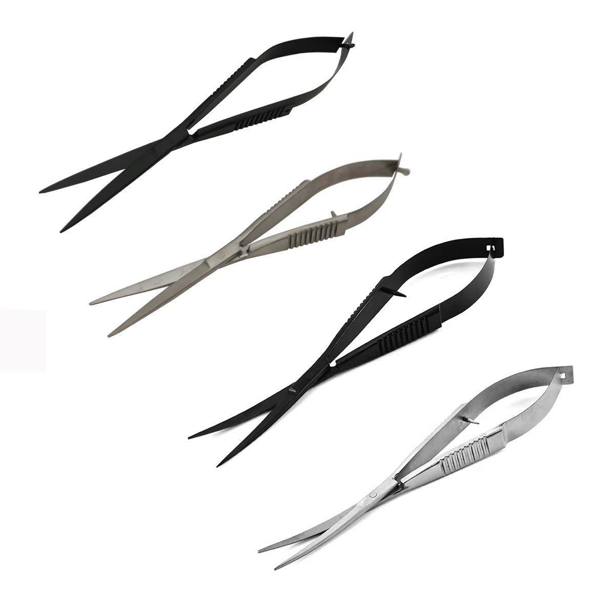 Aqua Plants Fish Tank Landscape Tools Black Spring Shears Aquarium Grass Tank Trimming Supplies Aqua Shears