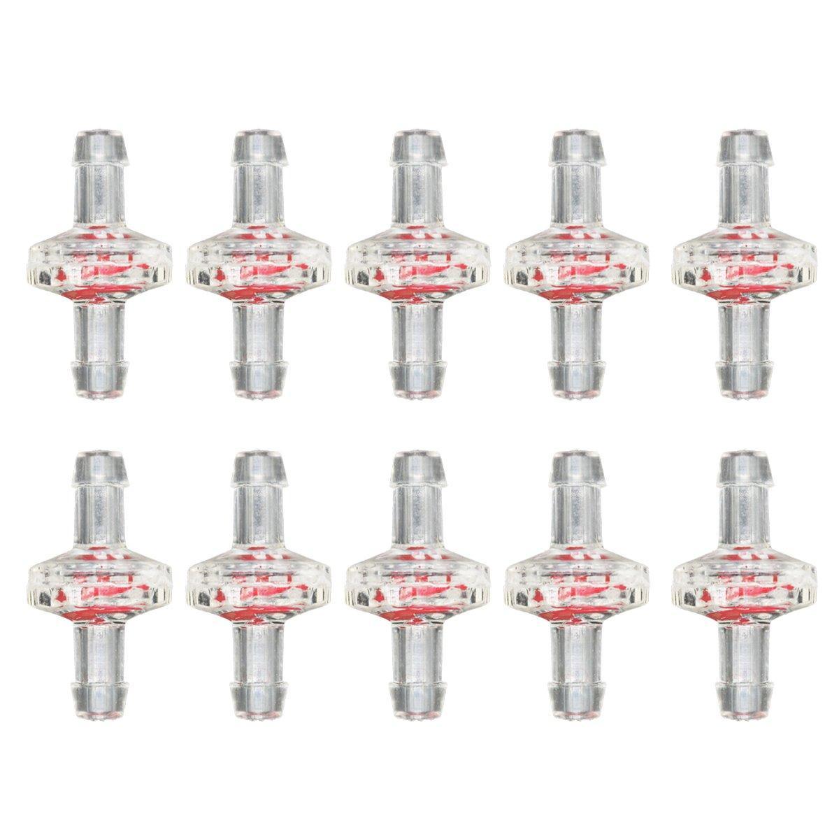 10pcs Plastic Check Valve Water Air Stop Valve for Aquarium Fish Tank Air Pump