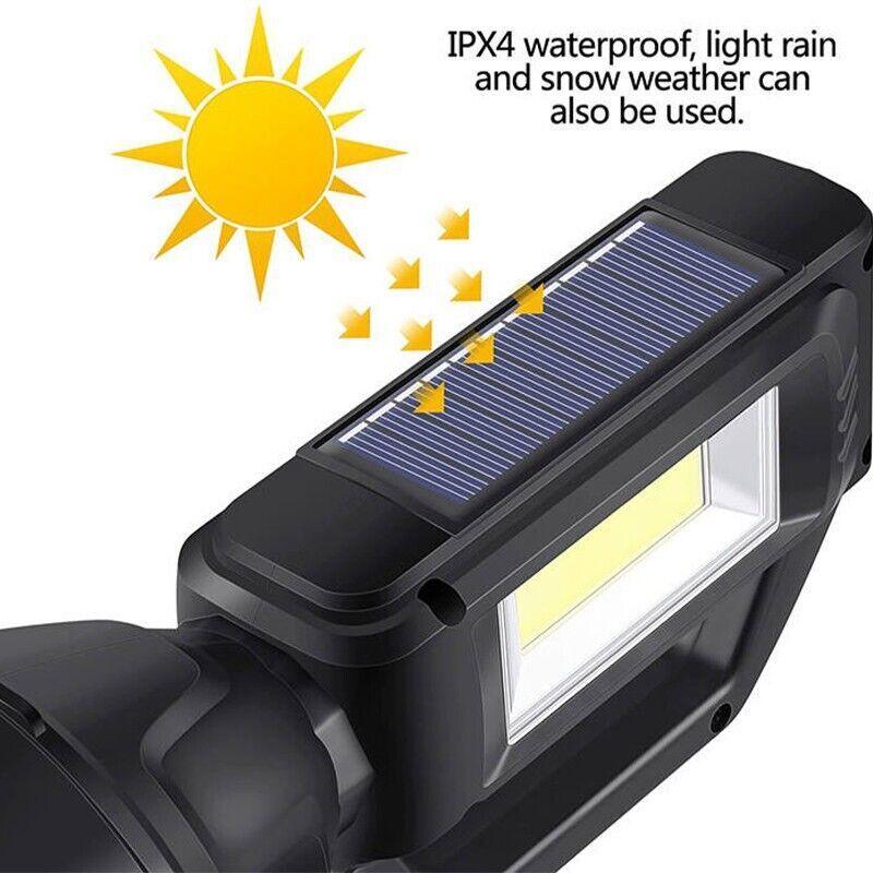 Rechargeable LED Spotlight 90000 Lumens Waterproof Flashlight