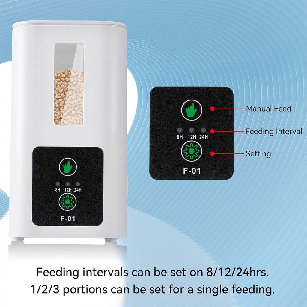 Timming Fish Automatic Fish Feeder Intelligent Timing Aquarium Large Capacity Food
