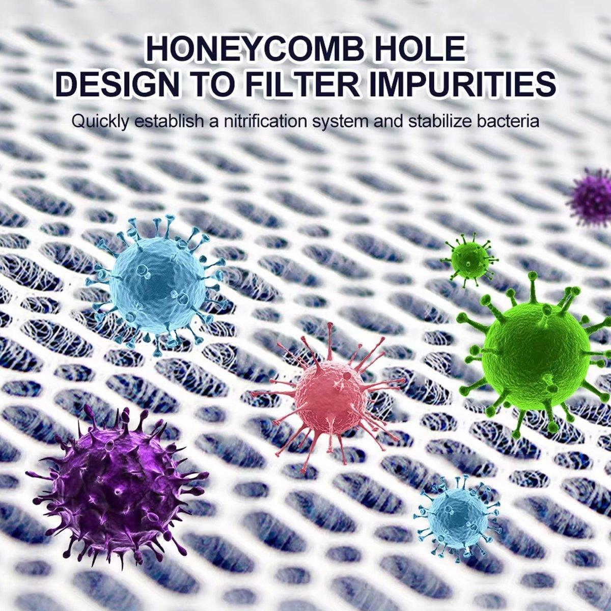 Fish Tank Filter Cotton 8D Water Purification Biochemical Sponge High Density Thickening Upper Filter Special Material
